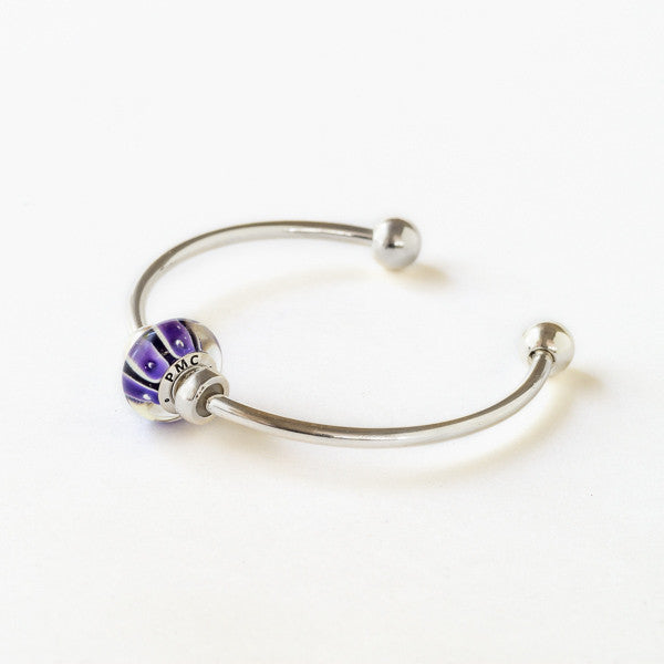 The PMC 2015 bead on bangle bracelet